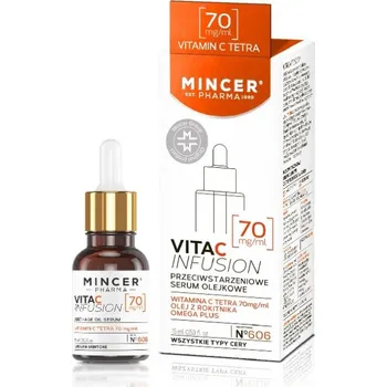 Pleťové sérum Mincer Pharma Vita C Infusion olejové sérum proti stárnutí č. 606 15ml