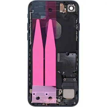 Náhradní kryt pro mobilní telefon iPhone 7 - Zadní housing s předinstalovanými díly (Matte black)