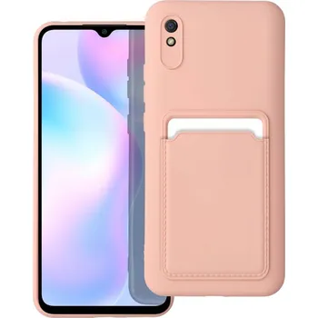 Náhradní kryt pro mobilní telefon Kryt Forcell Card Case Xiaomi Redmi 9A / 9AT růžový