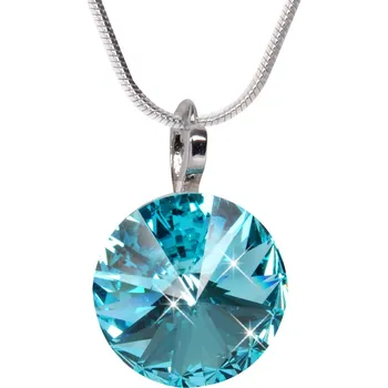 Módní doplněk Levien Elegantní náhrdelník Rivoli Light Turquoise + 2 měsíce na vrácení zboží