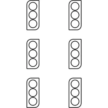 engaroGuard Hydrogel - 6x ochranná fólie zadní kamery - Samsung Galaxy S22 průsvitná