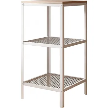 Šatní skříň Nábytek PEGAS s.r.o. Regál Rolin Bílý+Sonoma