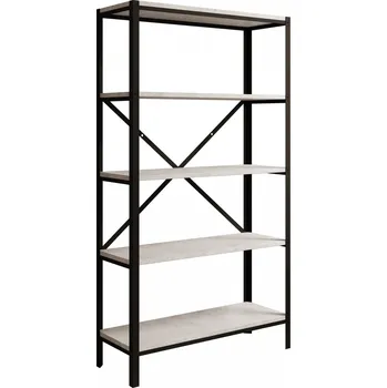 Šatní skříň Nábytek PEGAS s.r.o. Regál Rene Černý+Beton