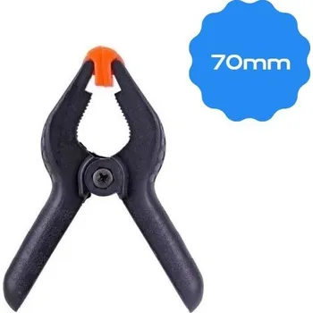 Truhlářská svěrka Plastová svorka - 70 mm (rozpětí 30 mm)