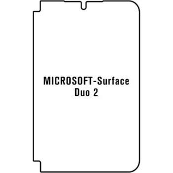 engaroGuard Hydrogel - ochranná fólie - Microsoft Surface Duo 2 - pravá strana průsvitná nepoužívám kryt = folie na celý displej 1 kus s výřezem přední kamery