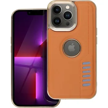 Náhradní kryt pro mobilní telefon Kryt Milano Case iPhone 13 Pro hnědá barva