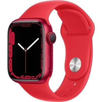 Řemínek na hodinky Forcell F-Design Fa01 Silikonový řemínek Apple Watch 42 / 44 / 45 / 49 mm Červený
