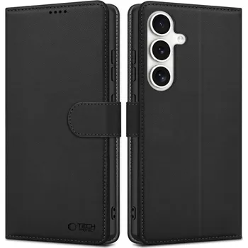 Náhradní kryt pro mobilní telefon Kryt Tech-Protect Wallet Samsung Galaxy S25 black