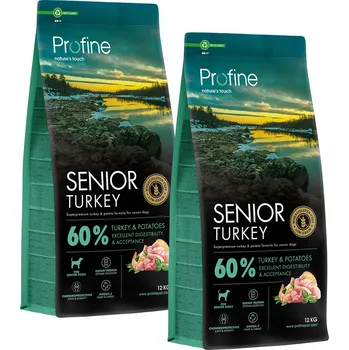 Profine Dog Dry Senior Turkey 24kg