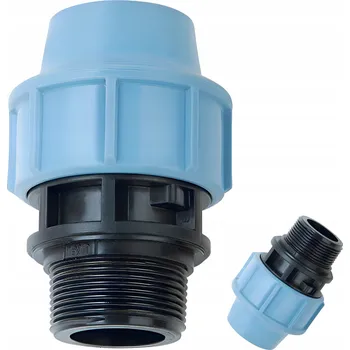 Vodovodní potrubí ŠROUBOVÉ SPOJENÍ PRO PE VNĚJŠÍ ZÁVIT 32 X 1 1/4" DN32