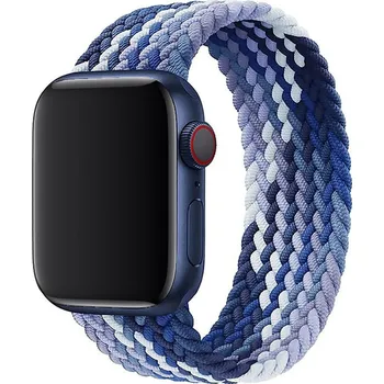 Řemínek na hodinky Řemínek pro Apple Watch (42/44/45mm) Elastic Nylon, velikost 135-150mm - Blueberry