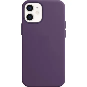 Náhradní kryt pro mobilní telefon engaroGuard iPhone 12/12 Pro Silicone Case with MagSafe - Amethyst design (fialový)