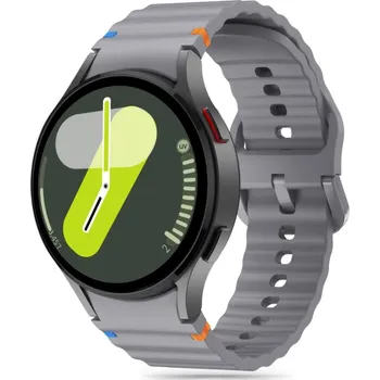 Řemínek na hodinky Řemínek Tech-Protect Silicone Sport Samsung Galaxy Watch 4 / 5 / 5 Pro / 6 / 7 / FE Crayon Grey