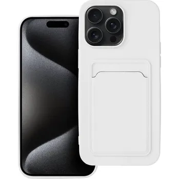 Náhradní kryt pro mobilní telefon Kryt Card Case iPhone 15 Pro Max white