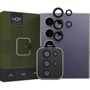 Náhradní kryt pro mobilní telefon Ochranné sklo zadní kamery Hofi Camring Pro+ Samsung Galaxy S24 Ultra black