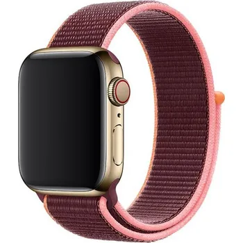 Řemínek na hodinky Nylonový řemínek pro Apple Watch (42/44/45 mm) Plum