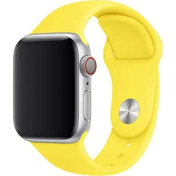 Módní doplněk Řemínek pro Apple Watch (38/40/41mm) Sport Band, Yellow, velikost S/M