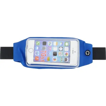 Náhradní kryt pro mobilní telefon Multifunkční brašna do pasu s kapsami s větrem modrý
