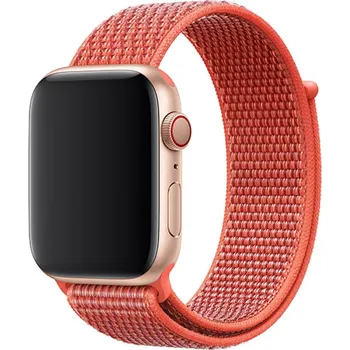 Řemínek na hodinky Nylonový řemínek pro Apple Watch (38/40/41 mm) Nectarine