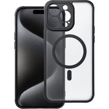 Náhradní kryt pro mobilní telefon Kryt Full Matte Mag Cover s Magsafe iPhone 15 Pro Max černý