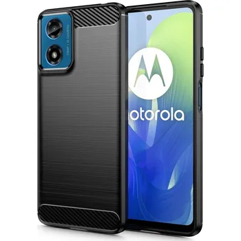 Náhradní kryt pro mobilní telefon Kryt Tech-Protect TPUcarbon Motorola Moto G24 / G24 Power / G04 / E14 black