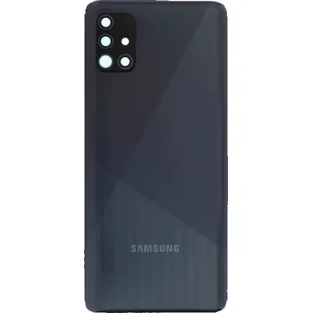 Náhradní kryt pro mobilní telefon Samsung Galaxy A51 - Zadní kryt baterie - Crush black s zadní kamery (náhradní díl)