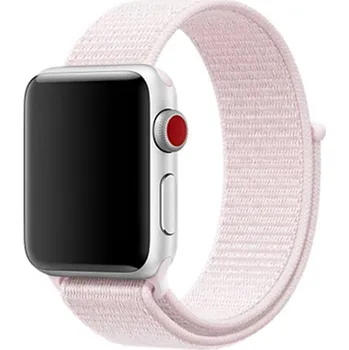 Řemínek na hodinky Nylonový řemínek pro Apple Watch (42/44/45 mm) Pearl Pink