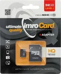 Paměťová karta Imro Memory Card Microsd 32Gb 100Mb/S Class 10 Uhs I s adaptérem Sd