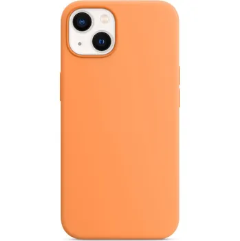 Náhradní kryt pro mobilní telefon engaroGuard iPhone 13 mini Silikonové pouzdro s MagSafe - Marigold design (oranžové)