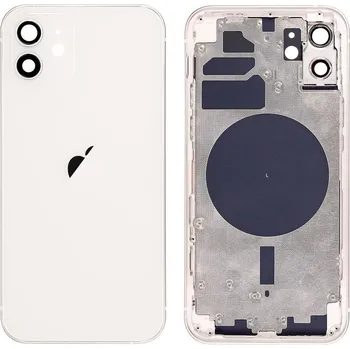 Náhradní kryt pro mobilní telefon Apple iPhone 12 Mini - Zadní housing (White)