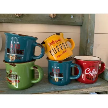 Retro mini hrneček Color