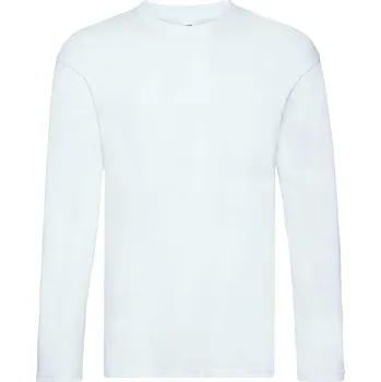 Pánské tričko Fruties Pánské tričko s dlouhým rukávem Vesim bílá XL