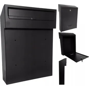 Poštovní schránka Poštovní schránka euroschránka, vhoz HuW černá