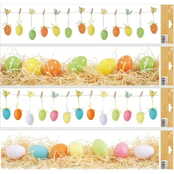 Okenní dekorace Anděl Přerov Okenní fólie pruhy s vajíčky 64x15 cm