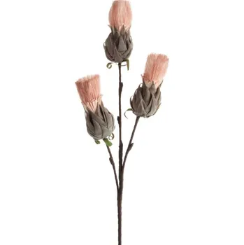 umělá květina Umělý květ FLORE 782 růžový / popelový (6 ks)