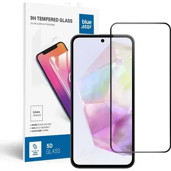 Ochranné tvrzené sklo - Samsung A35 5G Full Face (Full Glue With Frame/Small Size) - black