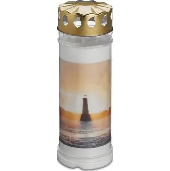 Svíčka Plastová Hřbitovní Svíčka BOLSIUS 7D Lucerna 120V 1 Ks .