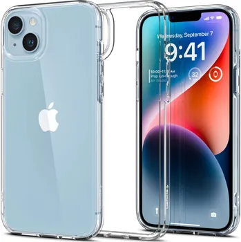 Náhradní kryt pro mobilní telefon Kryt Spigen Ultra hybrid iPhone 14 Plus / 15 Plus Crystal Clear