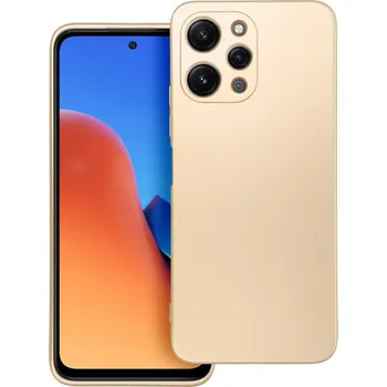 Náhradní kryt pro mobilní telefon Kryt Metallic Case Xiaomi Redmi 12 4G zlaté