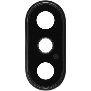 Náhradní kryt pro mobilní telefon Camera Lens (černý) - Ochranné sklo na zadní kameru pro Apple iPhone XS