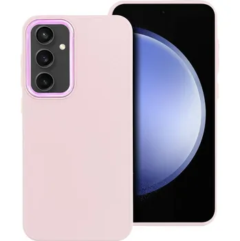 Náhradní díl pro mobilní telefon Kryt Frame Case Samsung Galaxy S23 FE powder Pink