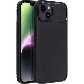Náhradní kryt pro mobilní telefon Kryt CARBON PREMIUM Pouzdro iPhone 14 černé