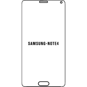engaroGuard Hydrogel - ochranná fólie - Samsung Galaxy Note 4 průsvitná nepoužívám kryt = folie na celý displej 1 kus s výřezem přední kamery