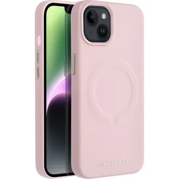 Náhradní kryt pro mobilní telefon Roar kožený kryt Mag Case - iPhone 14 Plus růžovo-fialové