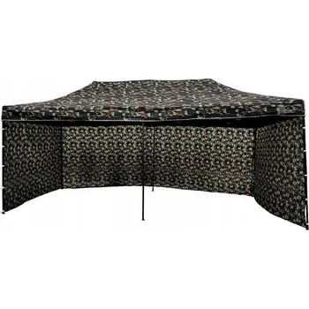 Zahradní altán ShopJK Nůžkový stan profi 3 x 6 m army