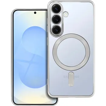 Náhradní kryt pro mobilní telefon Kryt Electro Mag Cover Case s Magsafe Samsung Galaxy S25 silver