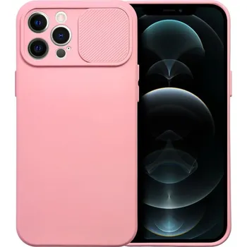 Náhradní kryt pro mobilní telefon Kryt Slide Case iPhone 12 Pro Max růžový
