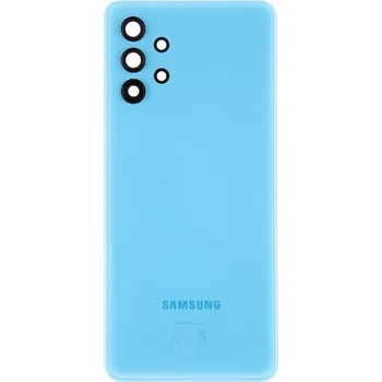 Náhradní kryt pro mobilní telefon Samsung Galaxy A32 4G - Zadní kryt baterie - modrý se sklem zadní kamery (náhradní díl)