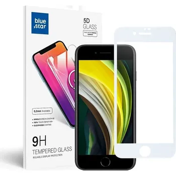 Náhradní kryt pro mobilní telefon Ochranné tvrzené sklo - Apple iPhone 7/8/SE 2020 5D Full Cover white