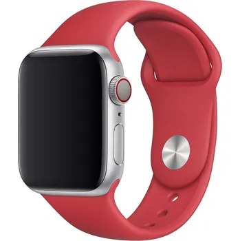 Řemínek na hodinky Řemínek pro Apple Watch (42/44/45mm) Sport Band, červený (PRODUCT)RED™ , velikost M/L
